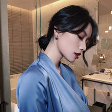 Load image into Gallery viewer, Crystal Snowflake Earrings