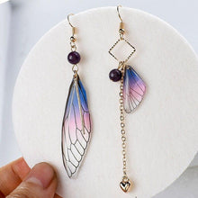 Load image into Gallery viewer, Fairy Wing Tassel Earrings