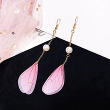 Load image into Gallery viewer, Butterfly Wing Statement Earrings