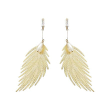 Load image into Gallery viewer, Leaf Statement Earrings