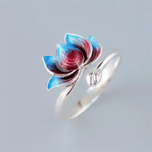 Load image into Gallery viewer, Lotus 925 Sterling Silver Ring