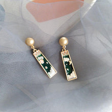 Load image into Gallery viewer, Moon & Cloud Drop Earrings