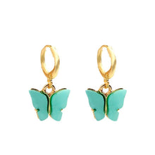 Load image into Gallery viewer, Butterfly Charm Earrings
