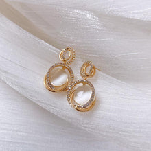 Load image into Gallery viewer, Luxury Stone & Crystal Earrings