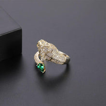 Load image into Gallery viewer, Leopard Emerald Ring