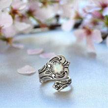 Load image into Gallery viewer, White Fire Opal Ring