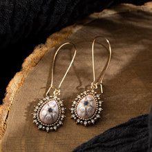 Load image into Gallery viewer, Crystal Stone Drop Earrings