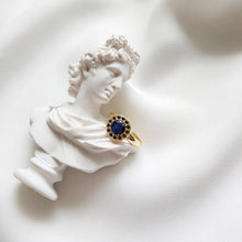 Load image into Gallery viewer, Luxury Gold Sapphire Ring