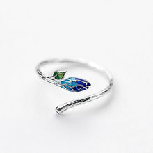 Load image into Gallery viewer, Flower Bud 925 Sterling Silver Ring