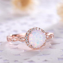 Load image into Gallery viewer, Rose Gold Opal Ring