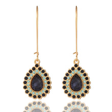 Load image into Gallery viewer, Crystal Stone Drop Earrings