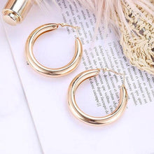 Load image into Gallery viewer, Thick Hoop Earrings