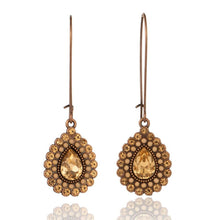 Load image into Gallery viewer, Crystal Stone Drop Earrings