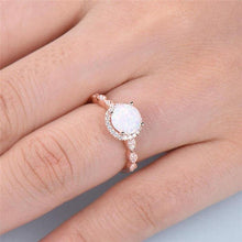 Load image into Gallery viewer, Rose Gold Opal Ring