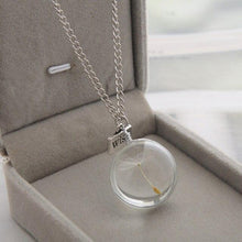 Load image into Gallery viewer, Dandelion Wish Crystal Necklace