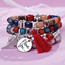 Load image into Gallery viewer, 'I Love You' Angel Bracelet Set
