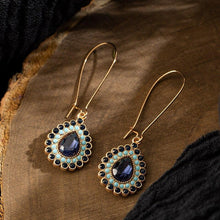 Load image into Gallery viewer, Crystal Stone Drop Earrings