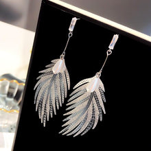 Load image into Gallery viewer, Leaf Statement Earrings