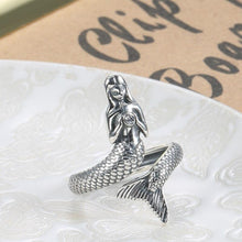 Load image into Gallery viewer, Mermaid 925 Sterling Silver Ring