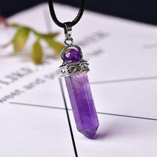 Load image into Gallery viewer, Raw Crystal Pendant Necklace