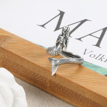 Load image into Gallery viewer, Mermaid 925 Sterling Silver Ring
