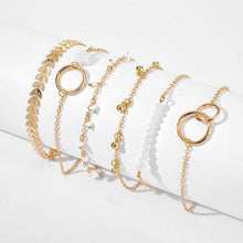 Load image into Gallery viewer, Layered Gold Bracelet Set