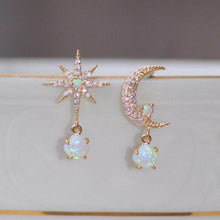 Load image into Gallery viewer, Midnight Opal Earrings