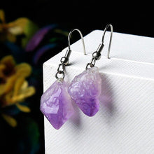 Load image into Gallery viewer, Natural Amethyst Earrings