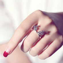 Load image into Gallery viewer, Silver Deer Antler Ring