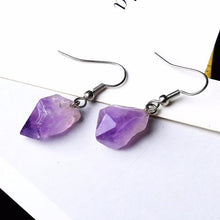Load image into Gallery viewer, Natural Amethyst Earrings