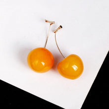 Load image into Gallery viewer, Celia Yellow Cherry Earrings