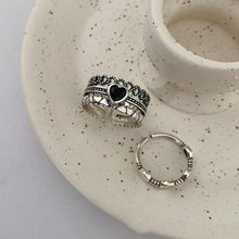 Load image into Gallery viewer, Black Heart Ring