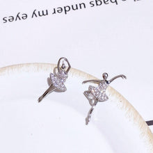 Load image into Gallery viewer, Ballerina 925 Sterling Silver Earrings