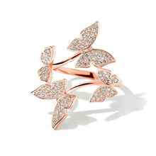Load image into Gallery viewer, Luxury Crystal Butterfly Ring