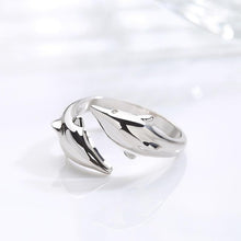 Load image into Gallery viewer, Dolphin Sterling Silver Ring