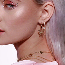 Load image into Gallery viewer, Hollow Cut Butterfly Earrings