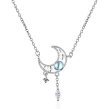 Load image into Gallery viewer, Moonstone Tassel Necklace