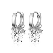 Load image into Gallery viewer, Wishing Star Hoop Earrings