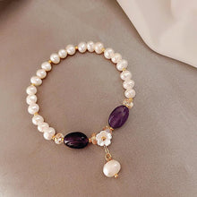 Load image into Gallery viewer, Freshwater Pearl & Stone Bracelet
