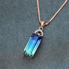 Load image into Gallery viewer, Ombre Crystal Necklace