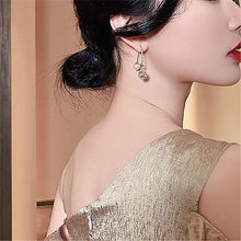 Load image into Gallery viewer, Golden Pearl Statement Earrings