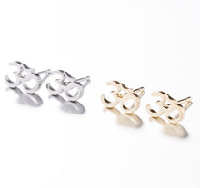 Load image into Gallery viewer, Om Symbol Earrings