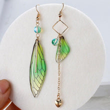 Load image into Gallery viewer, Fairy Wing Tassel Earrings