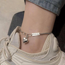 Load image into Gallery viewer, 'Lucky Girl' Silver Charm Bracelet