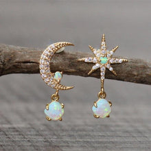 Load image into Gallery viewer, Midnight Opal Earrings