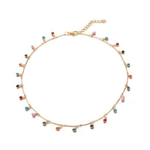 Load image into Gallery viewer, Rainbow Pendant Choker Necklace
