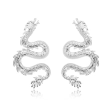 Load image into Gallery viewer, Fierce Dragon Statement Earrings