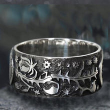 Load image into Gallery viewer, Engraved Sun & Moon Ring