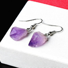 Load image into Gallery viewer, Natural Amethyst Earrings