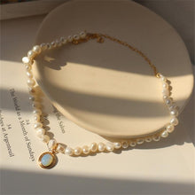 Load image into Gallery viewer, Freshwater Pearl & Moonstone Necklace